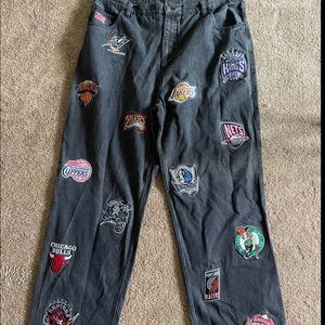 *VINTAGE* UNK NBA JEANS